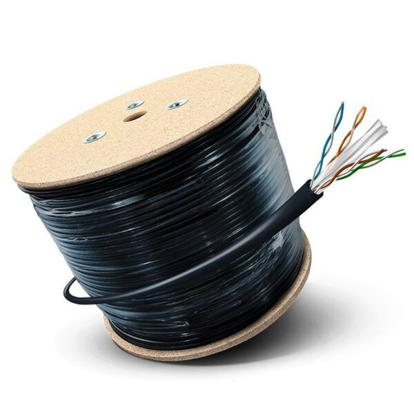 Bobina Cable UTP Cat5e Exterior – 4 Pares (305 metros)