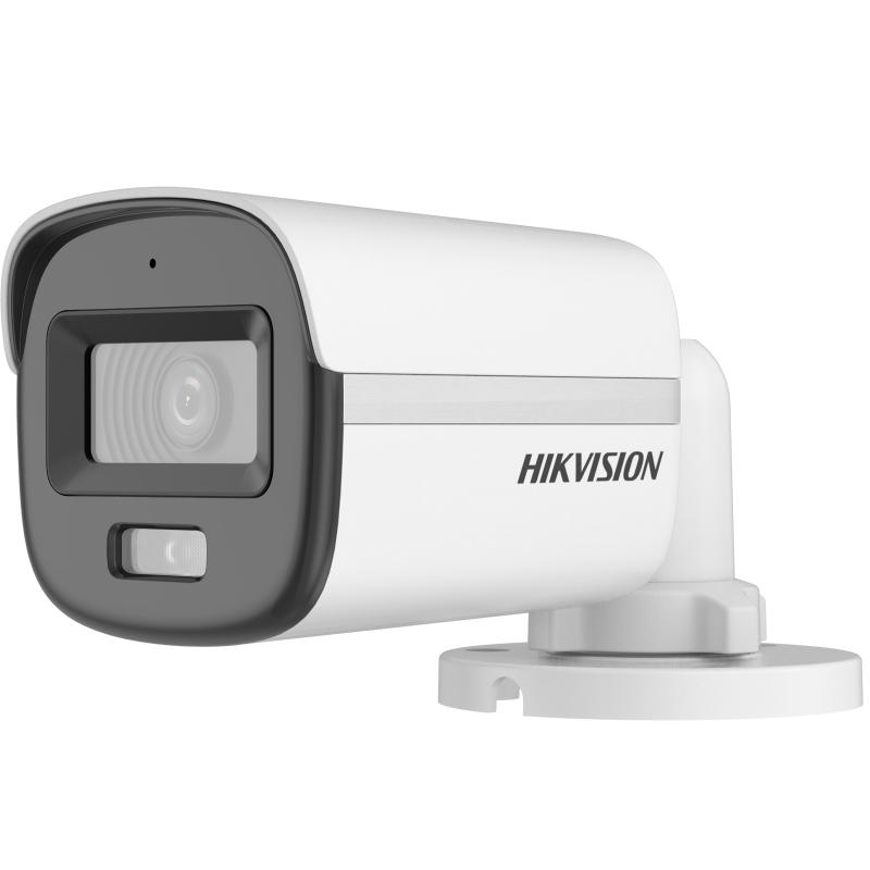Cámara Bullet Hikvision Turbo HD 3K (5 Megapíxeles) Smart Hybrid Light (DS-2CE10KF0T-LPFS-0280)