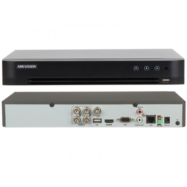 DVR Hikvision 4 Canales (iDS-7204HUHI-M1-XT)